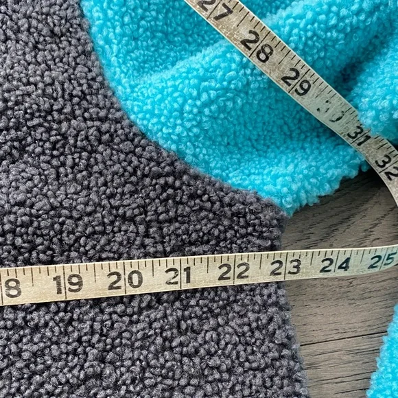 Dutch Bros Gray Fleece with Orange, Yellow, and Blue Accents - Picture 9 of 9